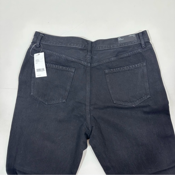 J BRAND Ruby Fleur Noir Black High Rise Crop Cigarette - Picture 7 of 10